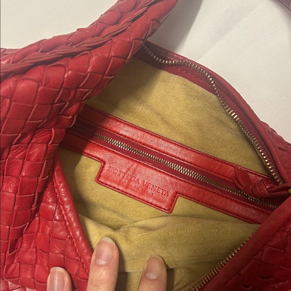 Bottega Veneta vintage red Woven Leather Hobo Bag - Picture 15 of 16